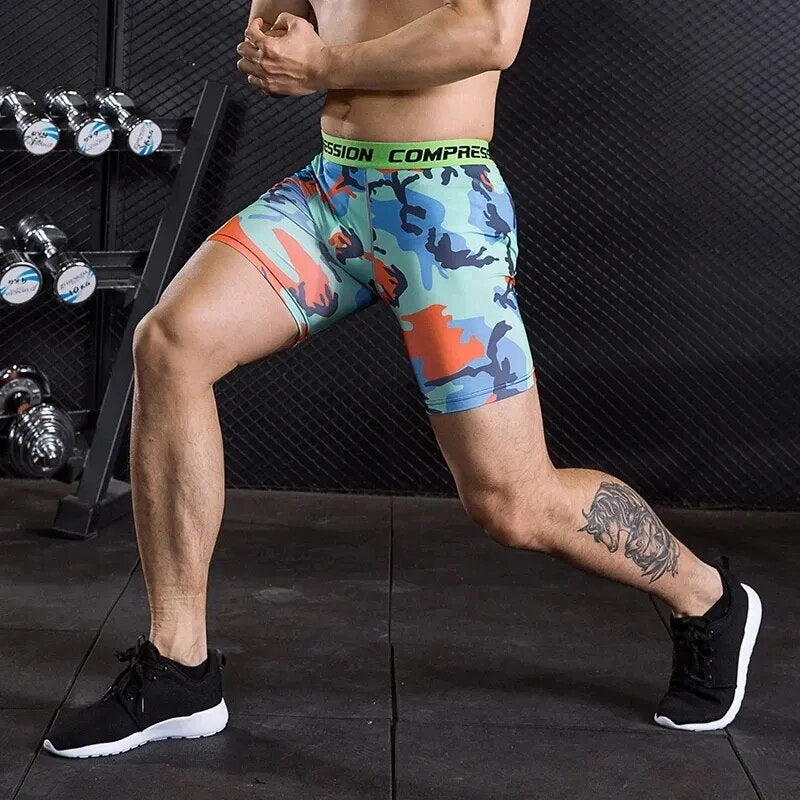 Camouflage Compression Shorts for Men Maxct