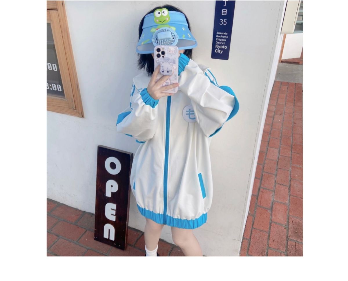 New Japanese Kawaii Jackets Y2K Women Cute Oversized Sweatshirt Preppy Outwear Harajuku Grunge Fairy Clothes Chaquetas Mujer