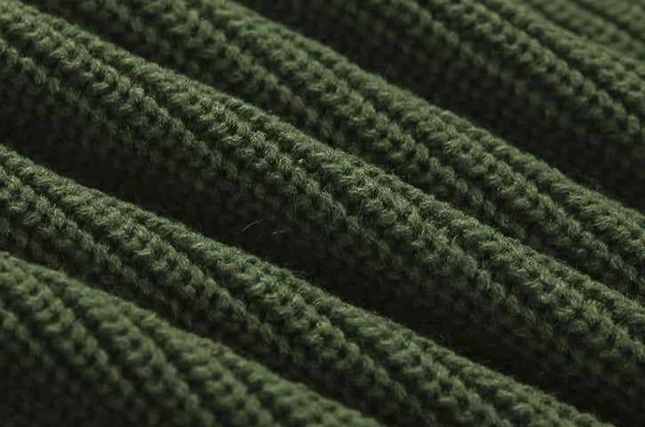 Maxct Autumn Rib Knit Sweater
