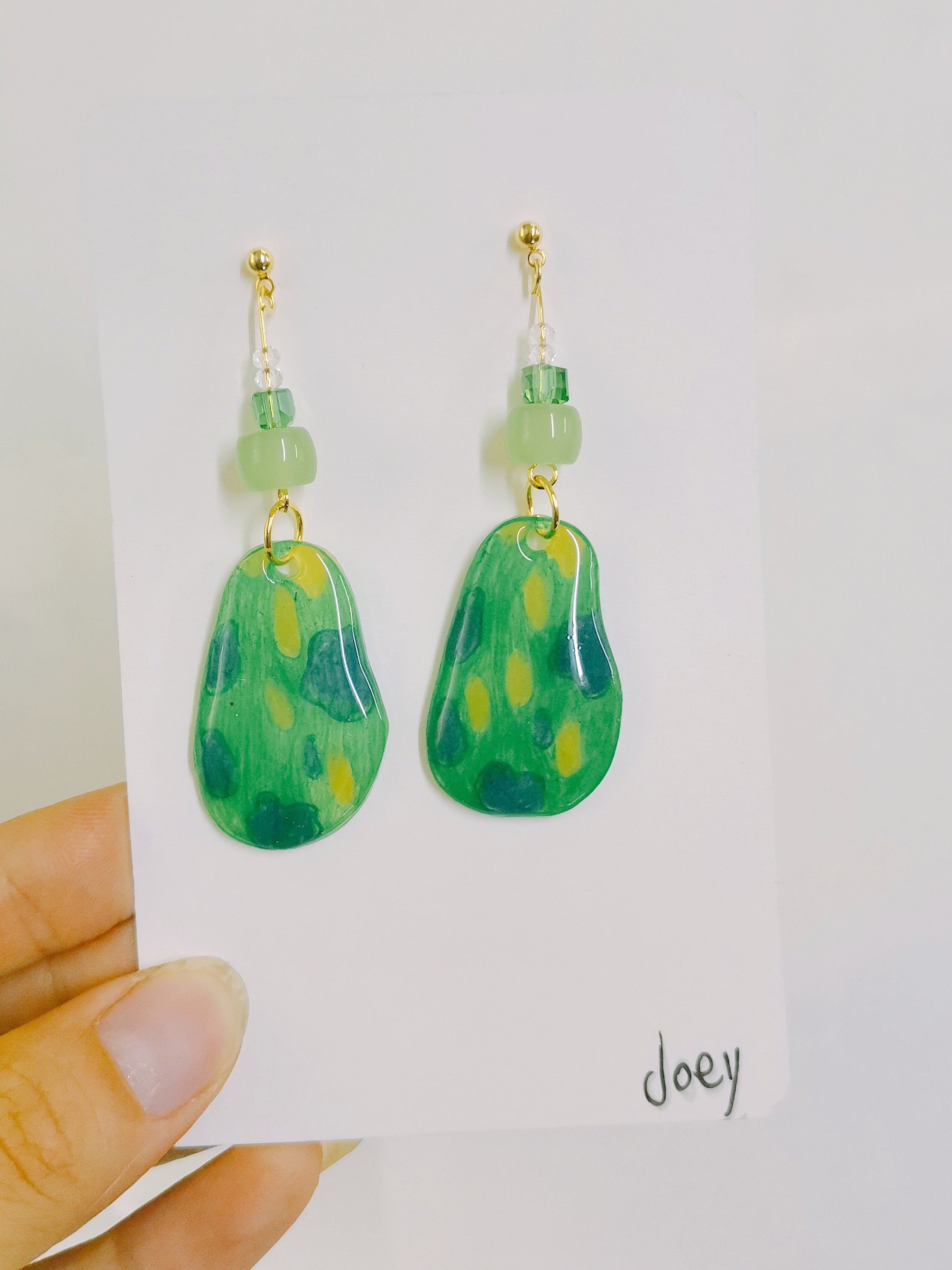 Forest Shrink Plastic Earrings