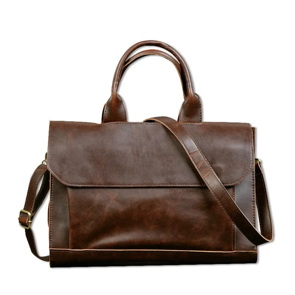 Maxct &Vegan Leather Messenger Bag Herba