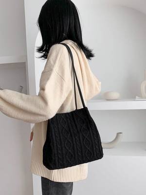Plaid Tote Bag - Women Tote Bags