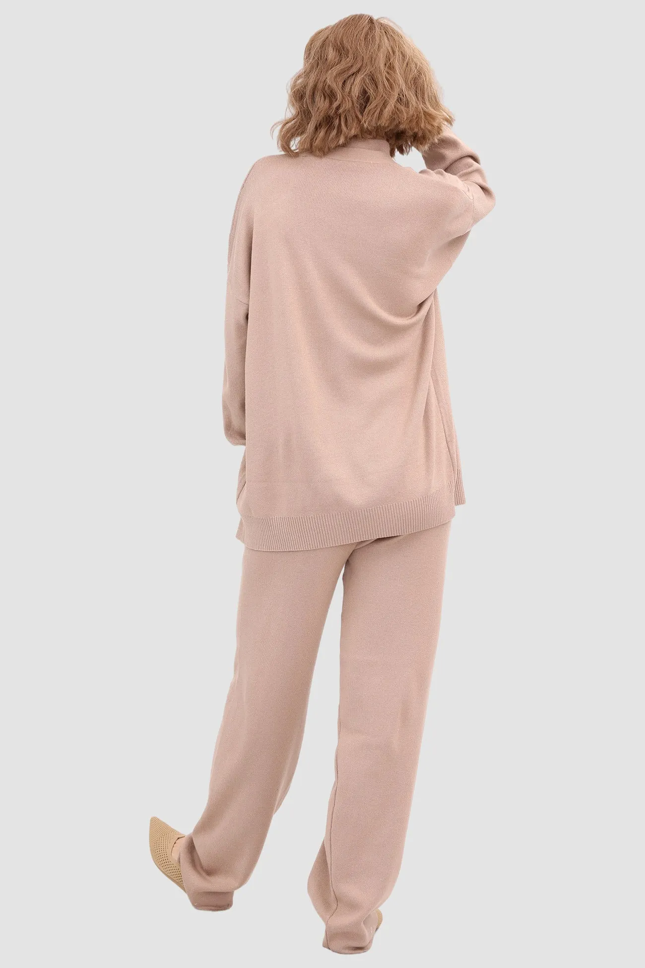 Maxct Knit Crop Tank Top & Pants & Robe