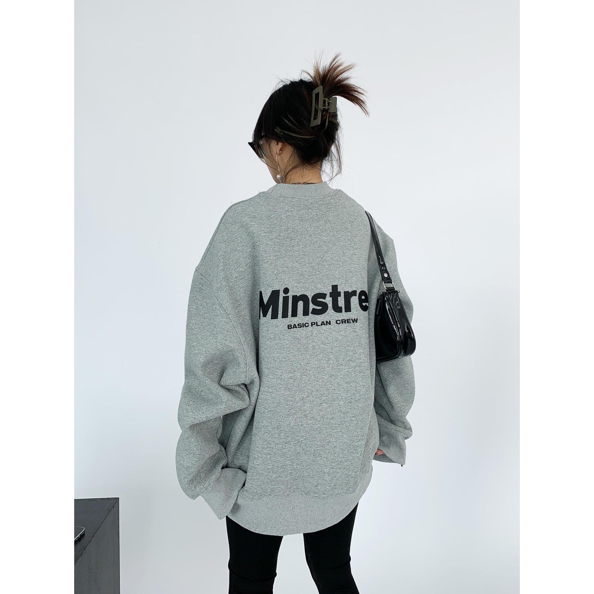 Maxct Crew Neck Logo Graphic Sweatshirt