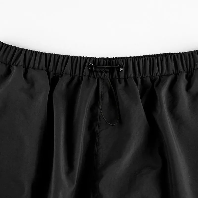Maxct Piping Detail Size Friendly Parachute Cargo Pants