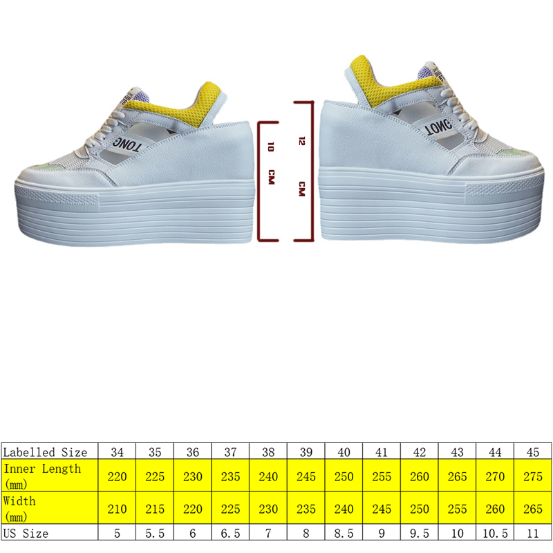 white platform sneakers - true-deals-club