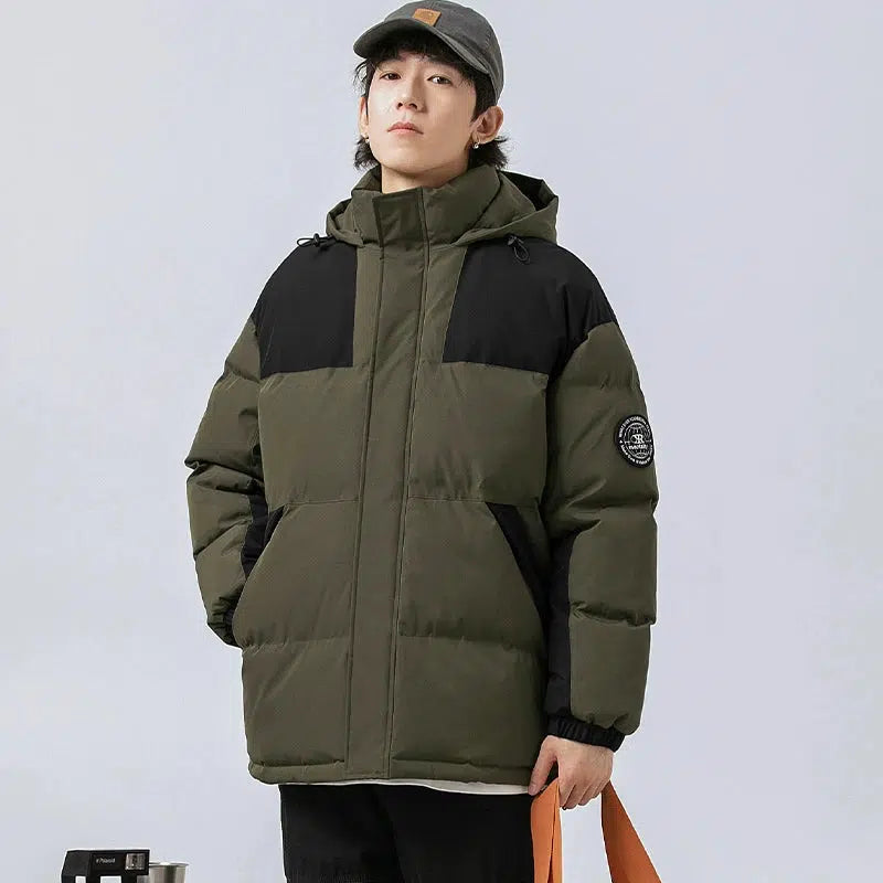Maxct Velvet Hooded Cotton Jacket