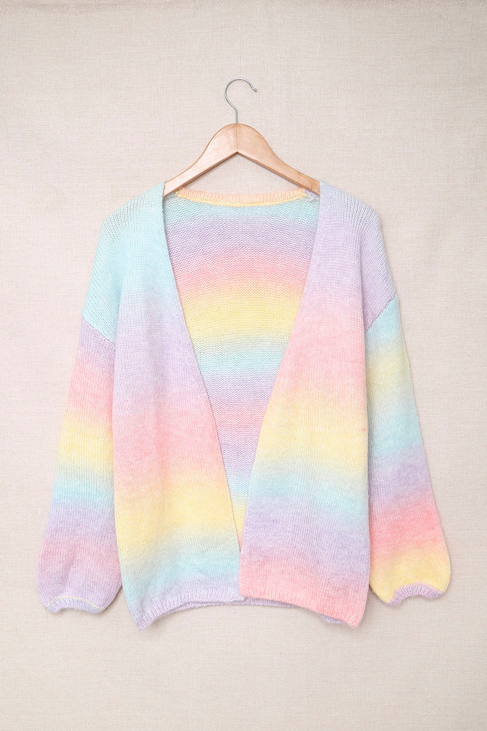 Maxct &Gradient Open Front Drop Shoulder Cardigan