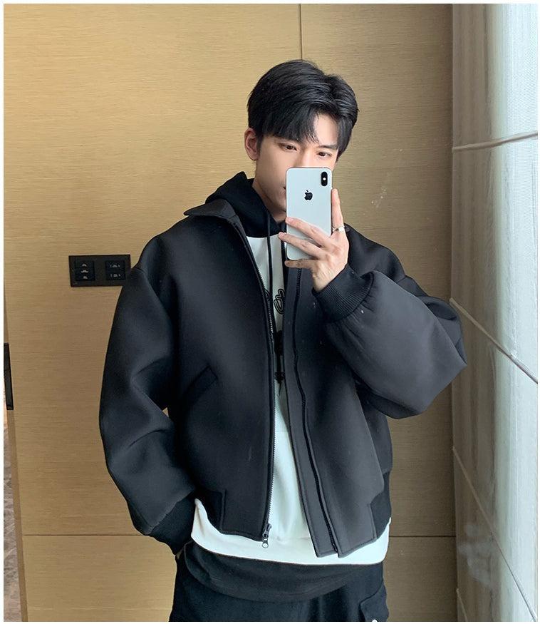 Maxct Black Cotton Sweater Cardigan