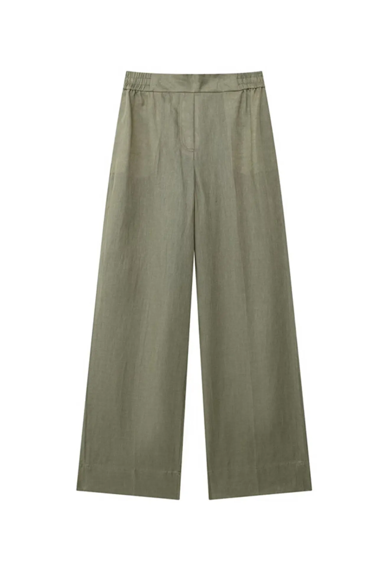 Maxct Half Sleeve Drawstring Shirt Long Pants Two-Piece Set