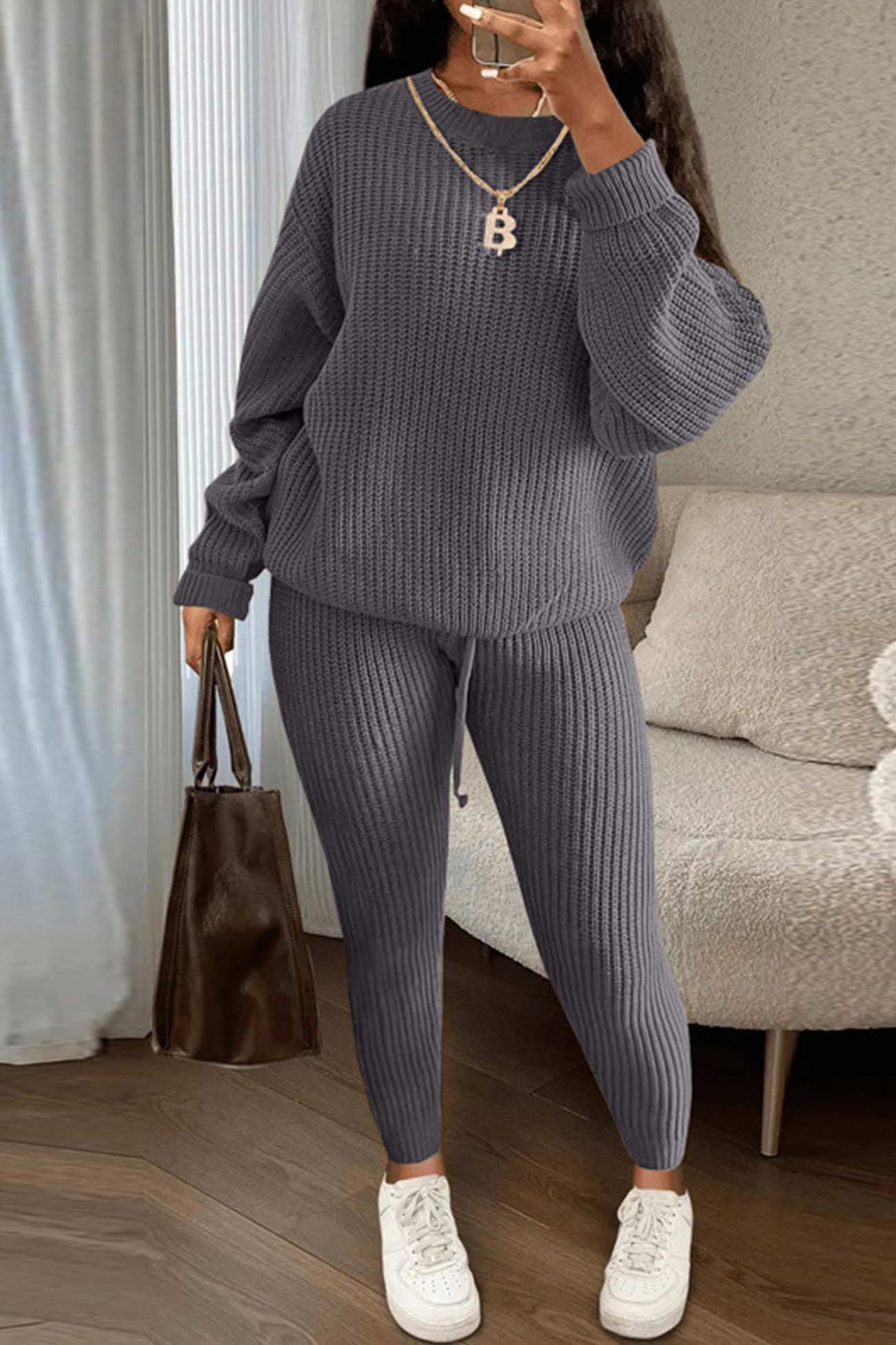 Maxct Crew Neck Sweater Suits