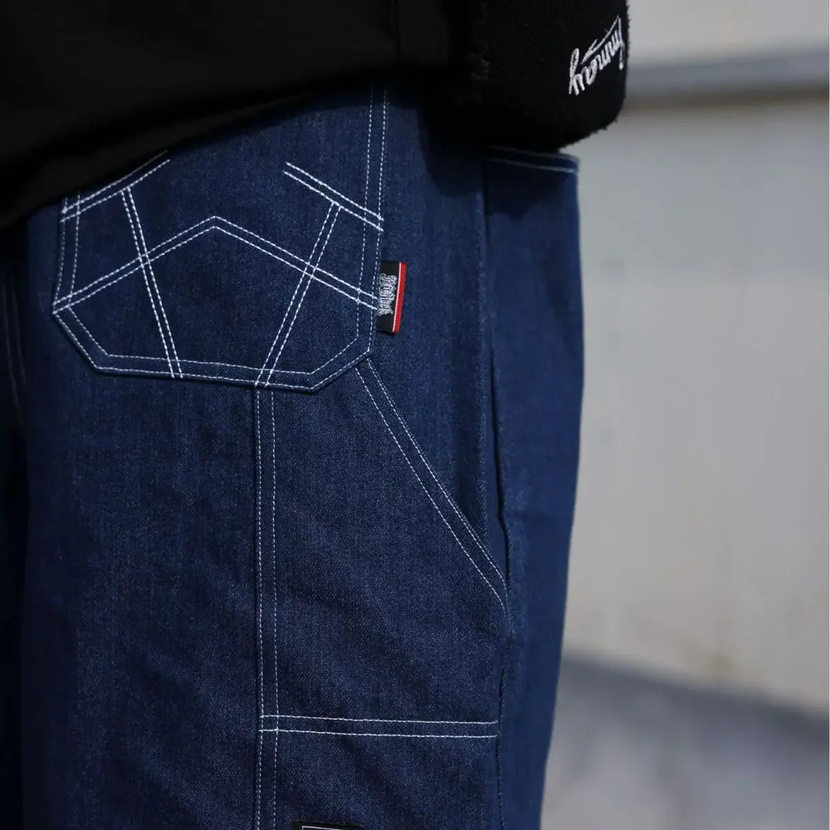Maxct Oversized Jorts Summer Jeans Shorts Men's Wide Leg Baggy Y2K Denim Shorts