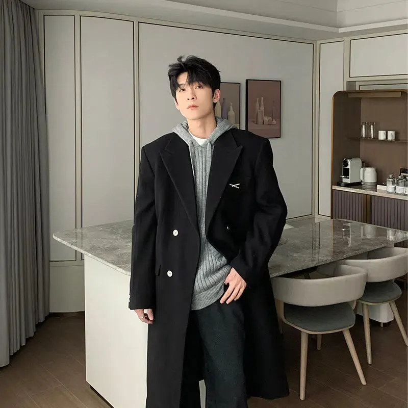 Maxct Long Double-breasted Wool Coat