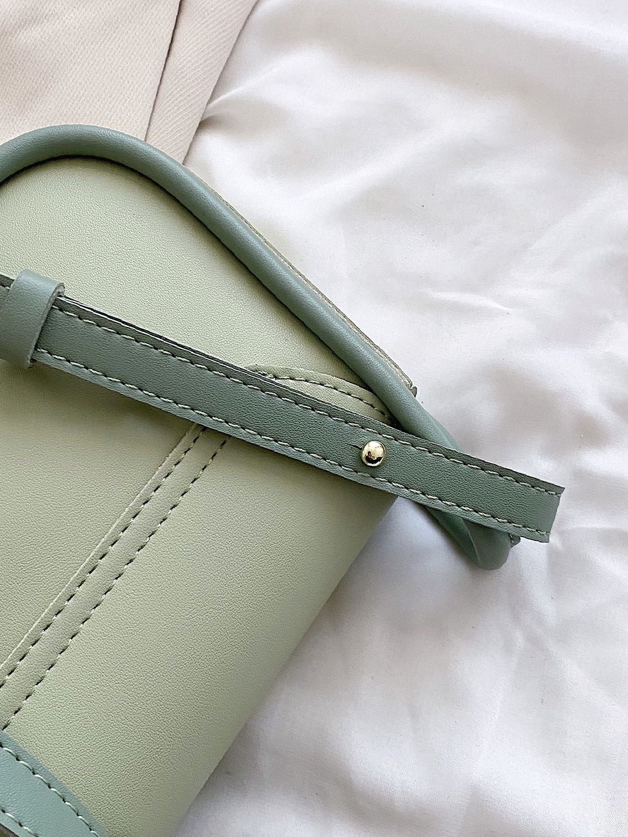 Bag For Love - Bow Decor Flap Saddle Bag  - Women Maxct Bags