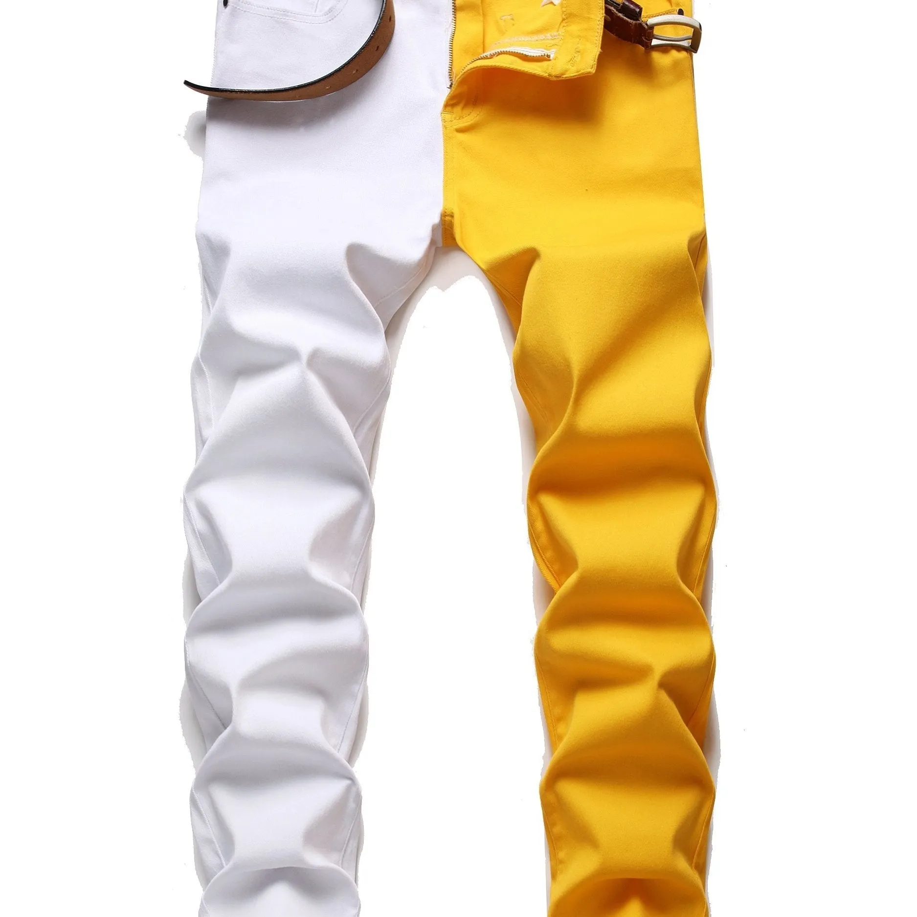 Maxct  Men's Slim Straight Fit Jeans Casual Washed Stretch Denim Jeans Best Sellers
