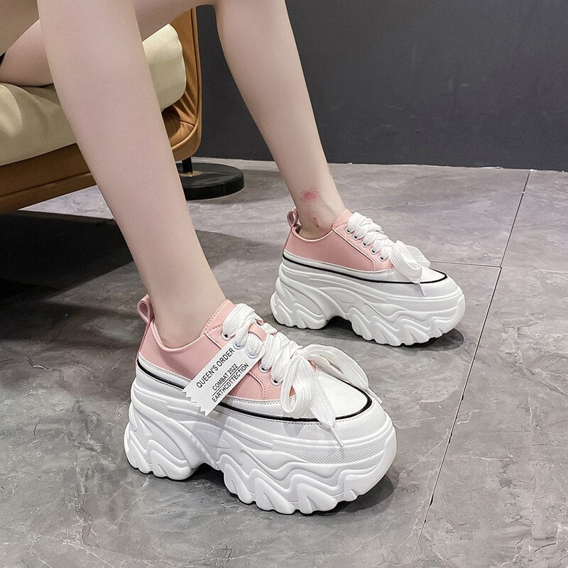 High Heel Chunky Platform Sneakers for Women Maxct