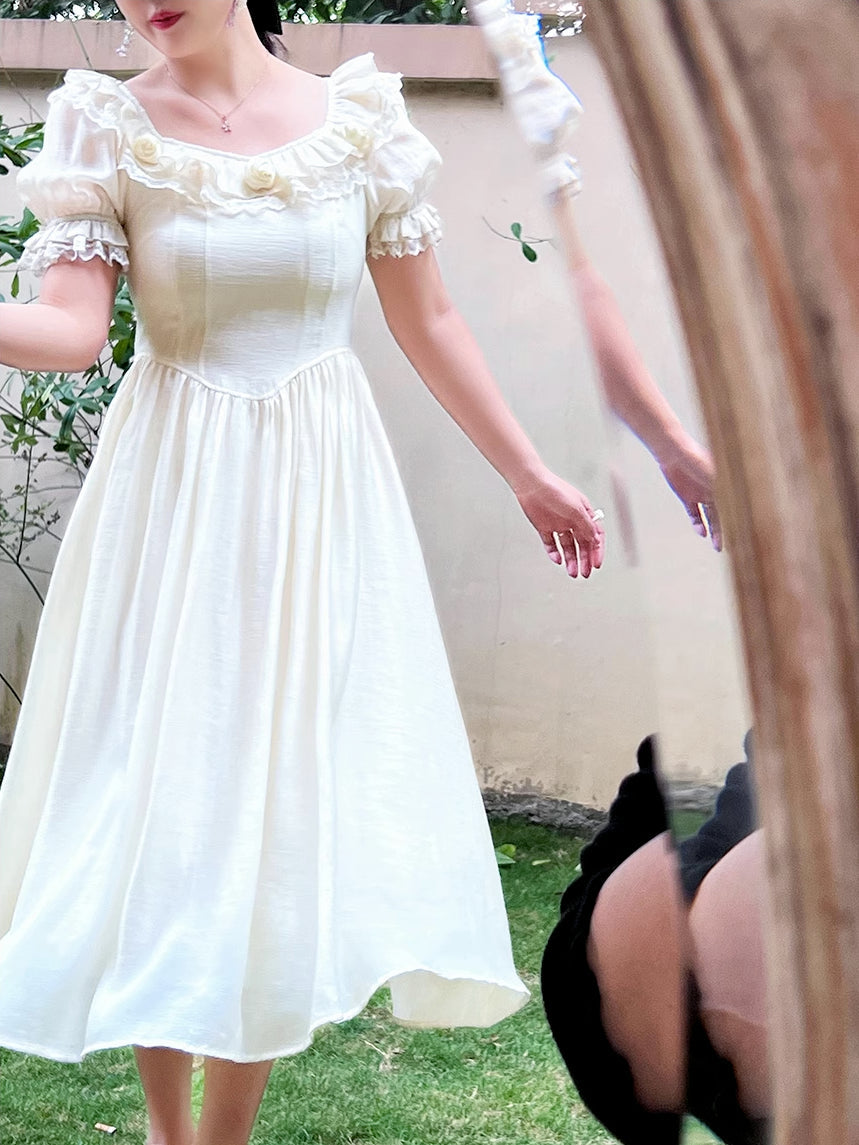 Blanc Rose Midi Dress Maxct
