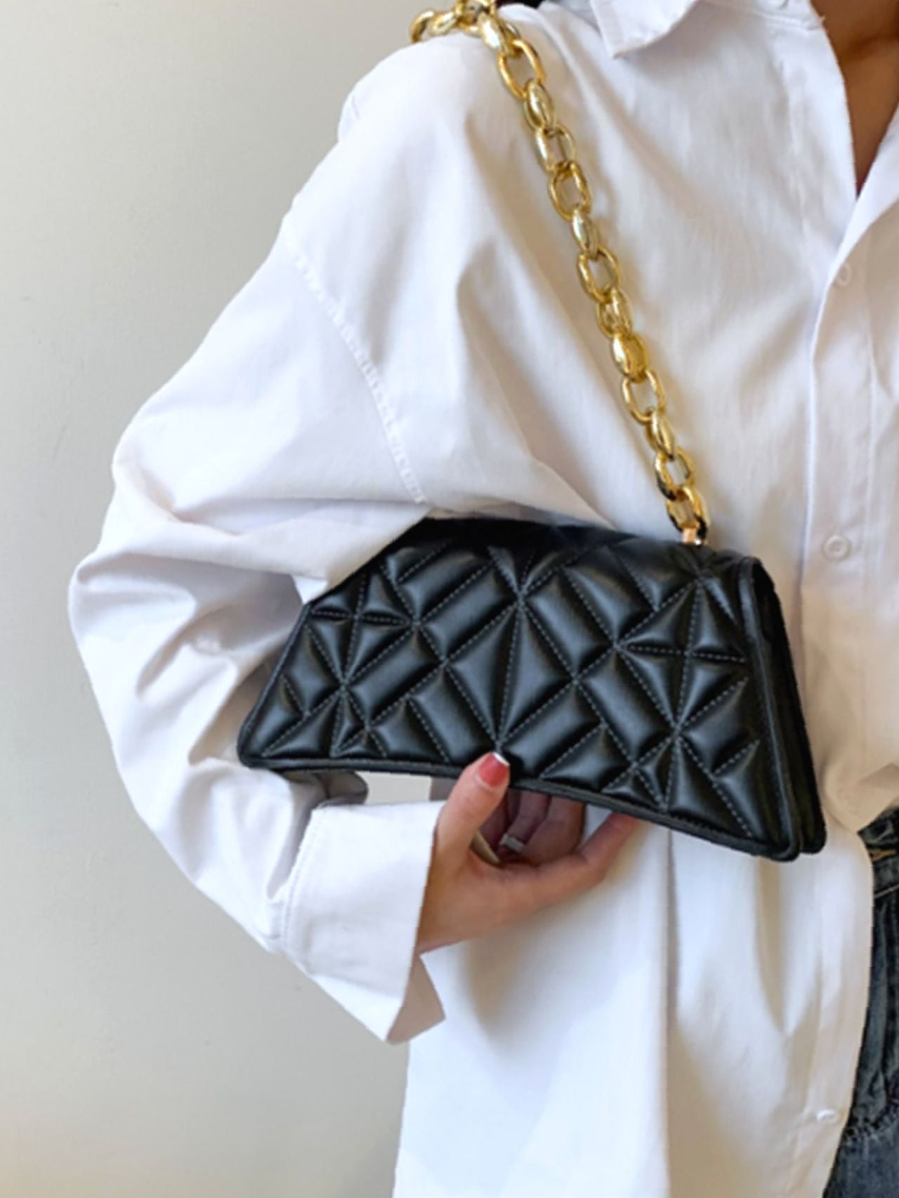Bag For Love - Quilted Pattern Flap Novelty Bag - Women Maxct Bags