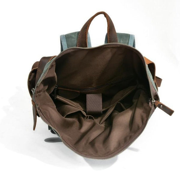 Canvas Backpack Delicae Inside Compartments
