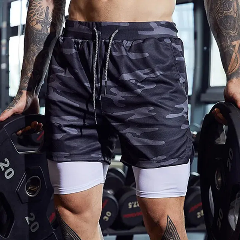 Men's 2-in-1 Double-Deck Sport Shorts Maxct - Image 10