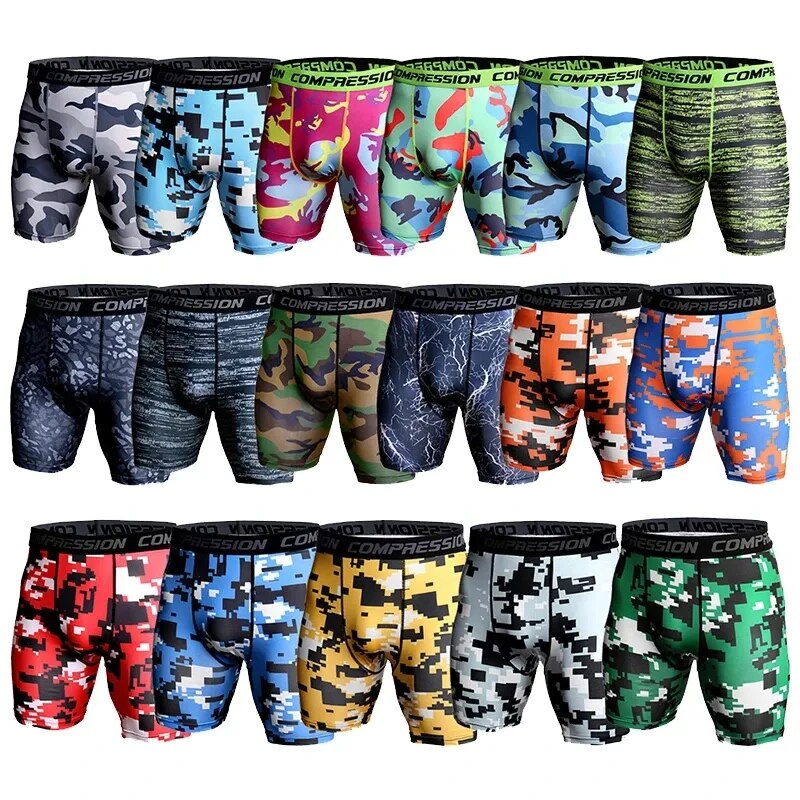 Camouflage Compression Shorts for Men Maxct