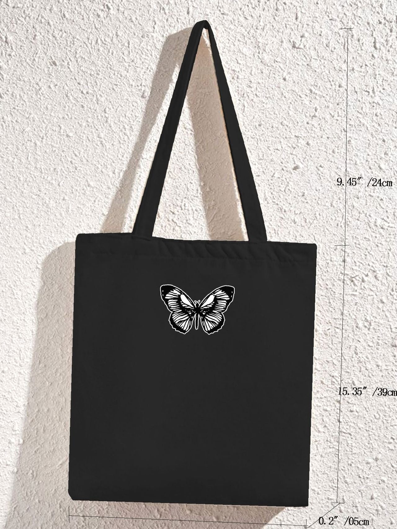 Maxct - Butterfly Graphic Shopper Bag  - Women Tote Bags