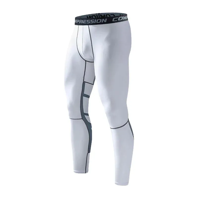 Sporty Workout Leggings - Men's Compression Pants Maxct
