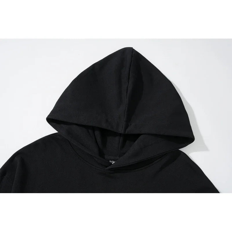 Cosmic Love Skeleton Hoodie Retro Street Vibes with Earthly Affection for Men Maxct