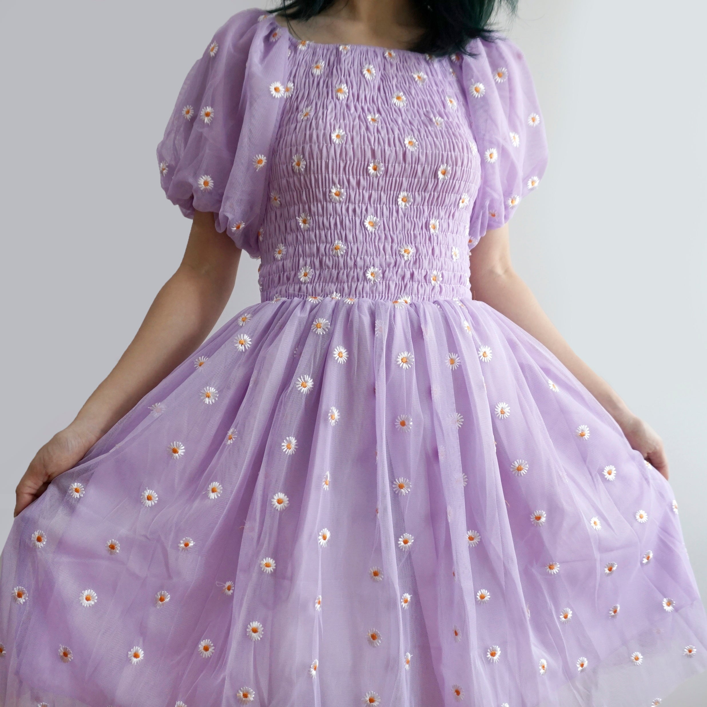 Puff Sleeve Daisy Dress Maxct