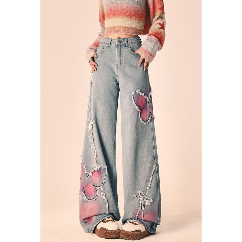 Wide Leg Trousers: Women's Butterfly Jeans