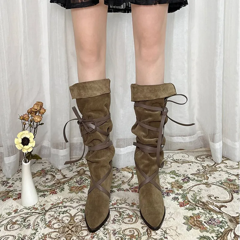 Womens Mid Calf Western Boots Maxct