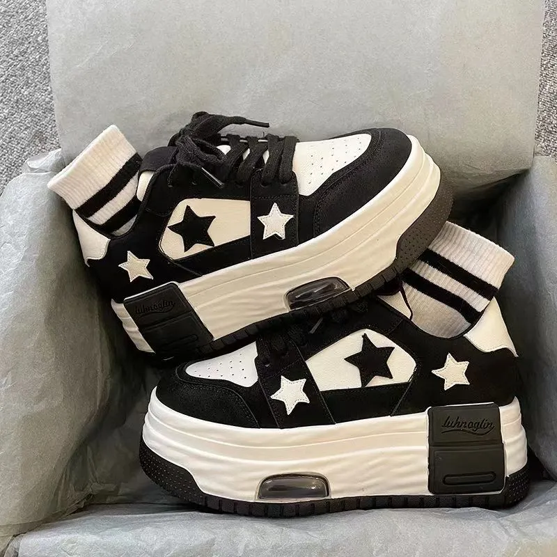 Thick Platform Women's Sneakers Stars Trainers - true deals club