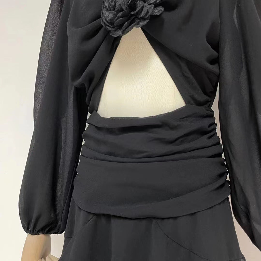 Silk Material Floral MaxiDresses Maxct