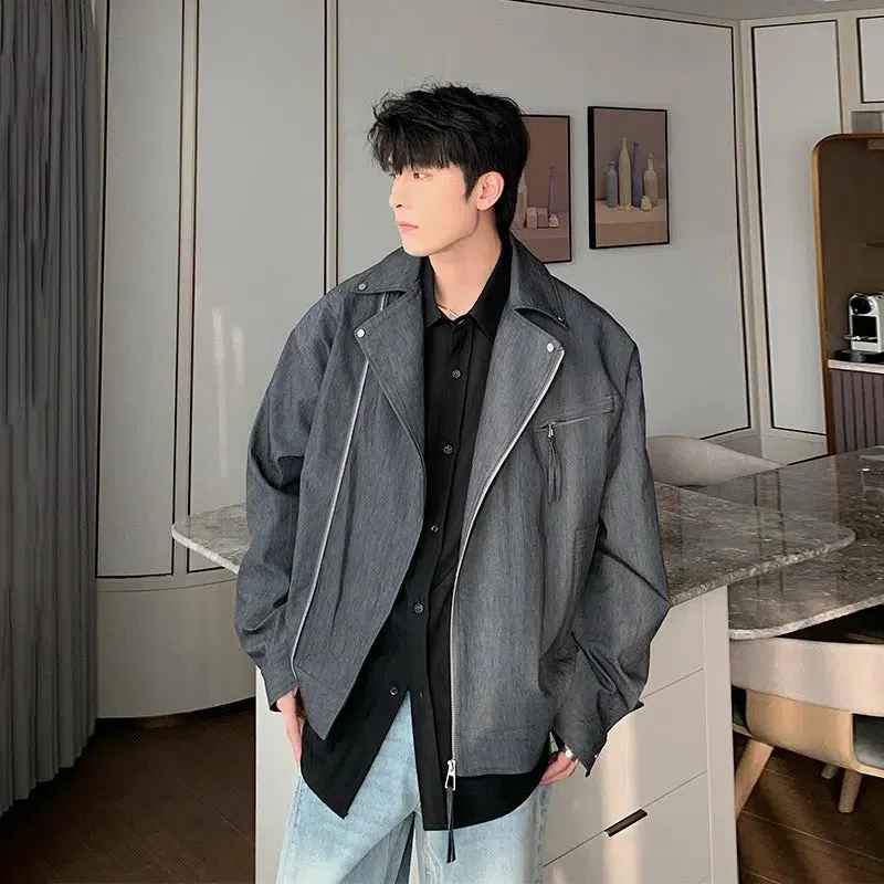Maxct Spring Zipper Short Jacket