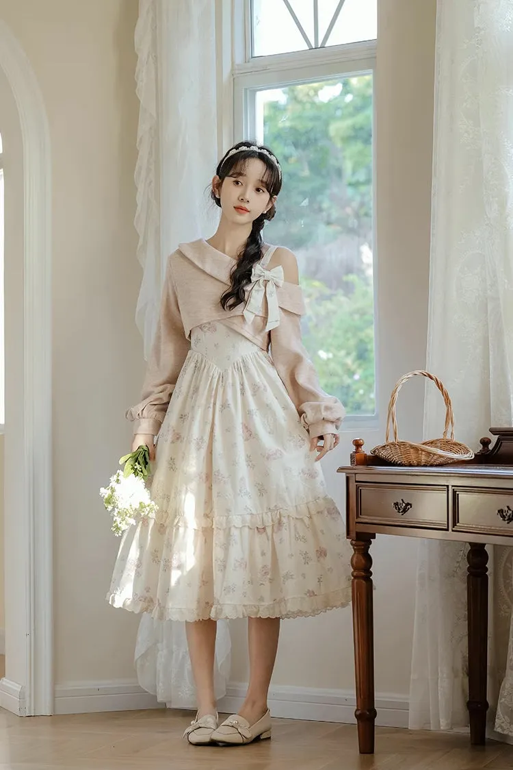 Sweet Rose Midi Dress Maxct