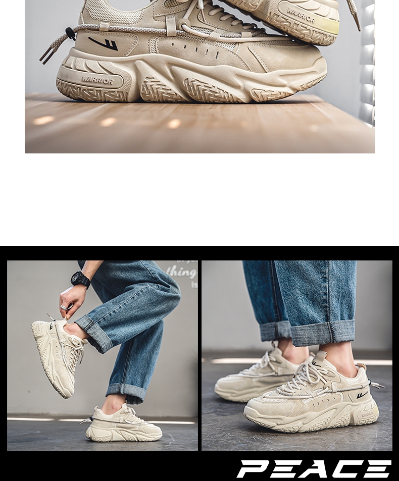 Men's Warrior Platform Basketball Shoes - true deals club