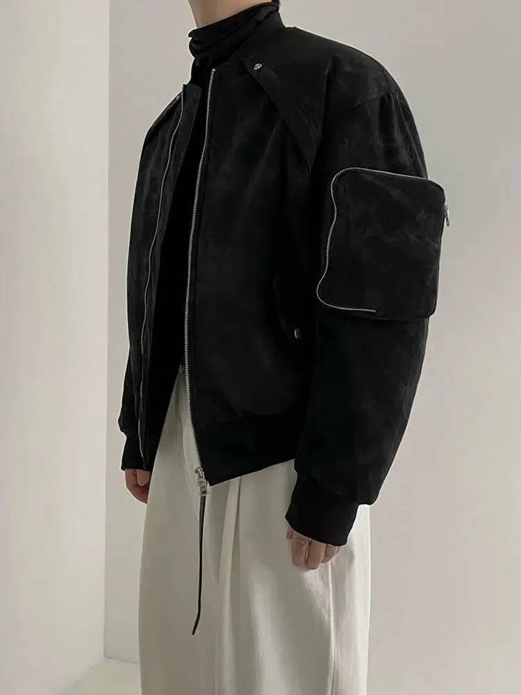 Maxct Suede Padded Cotton Jacket