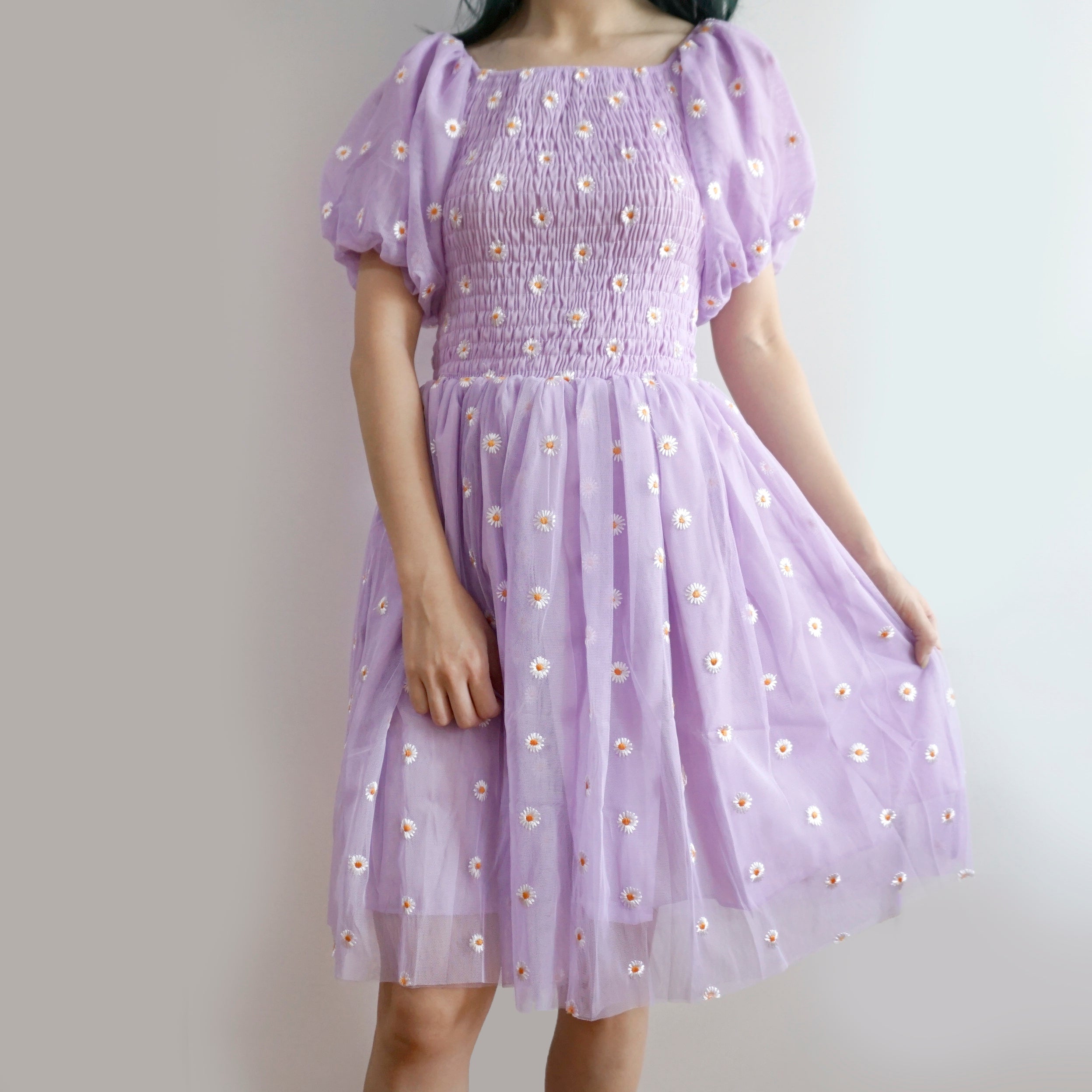 Puff Sleeve Daisy Dress Maxct