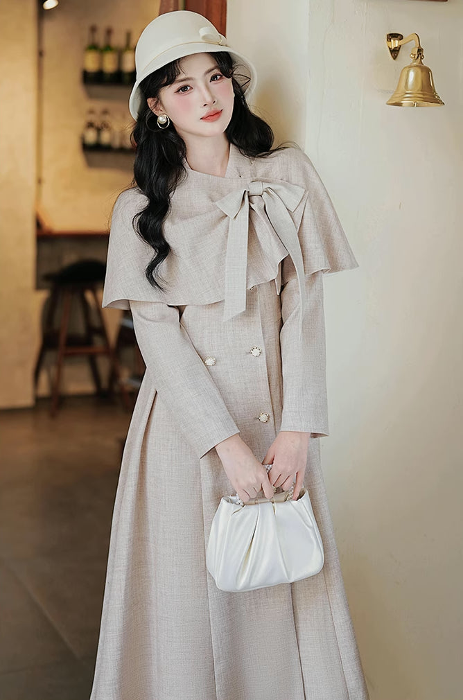Darling Dearest Midi Dress & Capelet Maxct