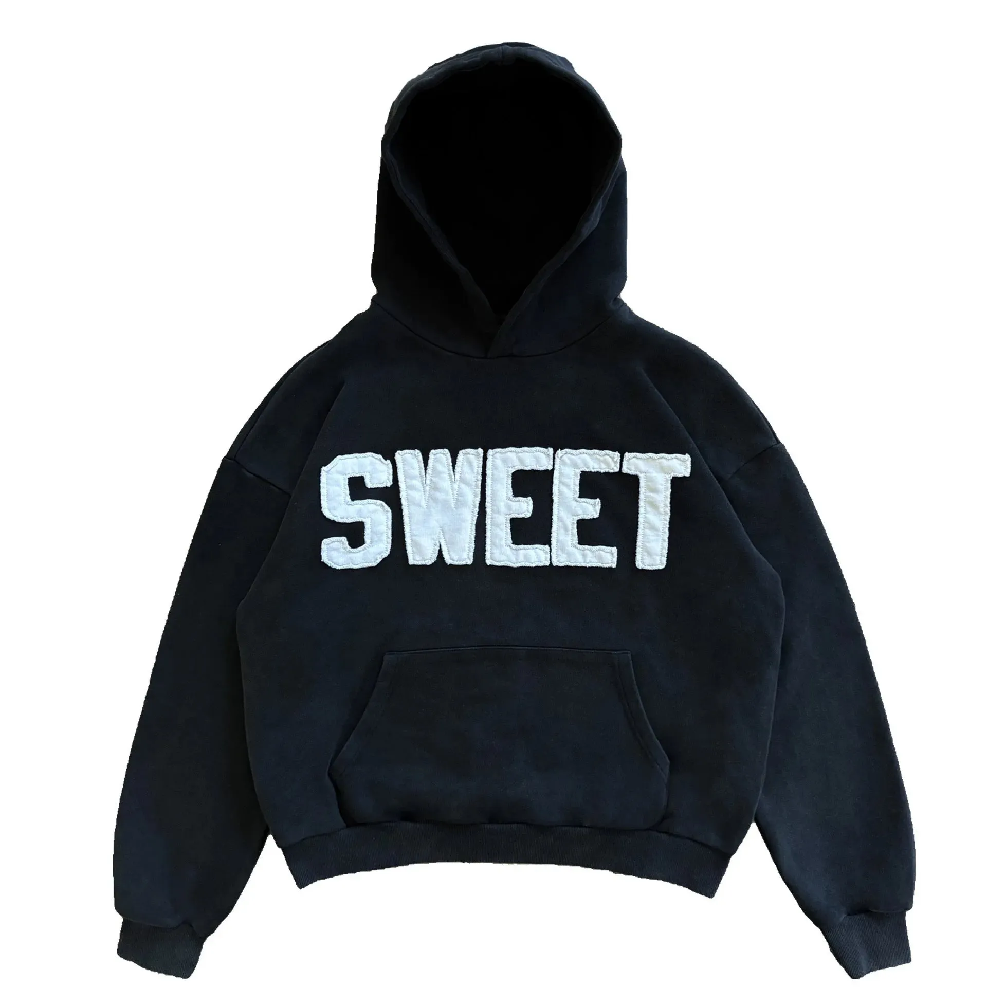 Maxct Y2k Winter Long Sleeved Hoodie Sweatshirt Oversized Winter Clothes Streetwear Y2k Vintage Punk Graffiti Print Top School Ootd