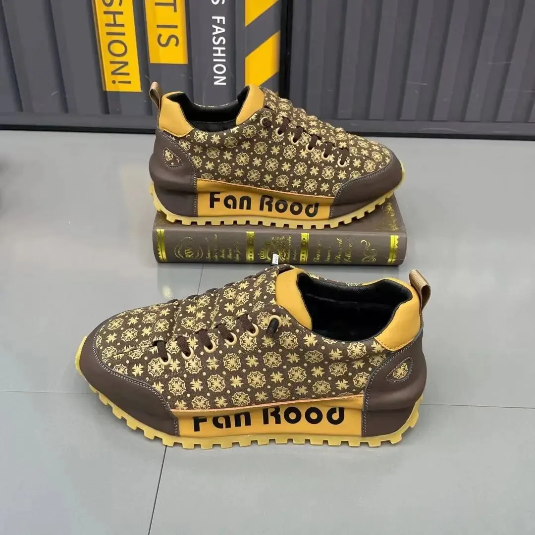 Chunky Sneakers - Luxury Fan Rood for Men Maxct