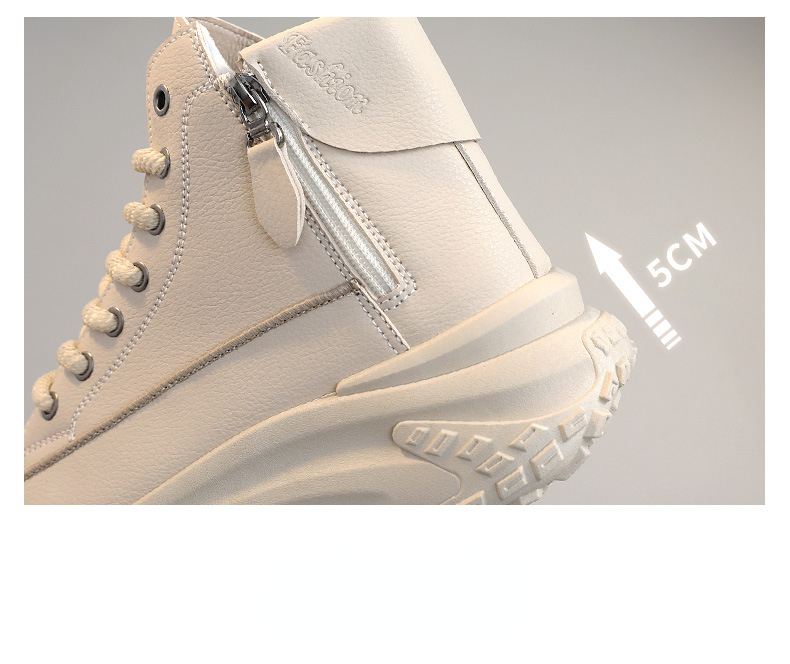 Comfort Elevated Luxury Fashion High-Top Platform Sneakers for Women
