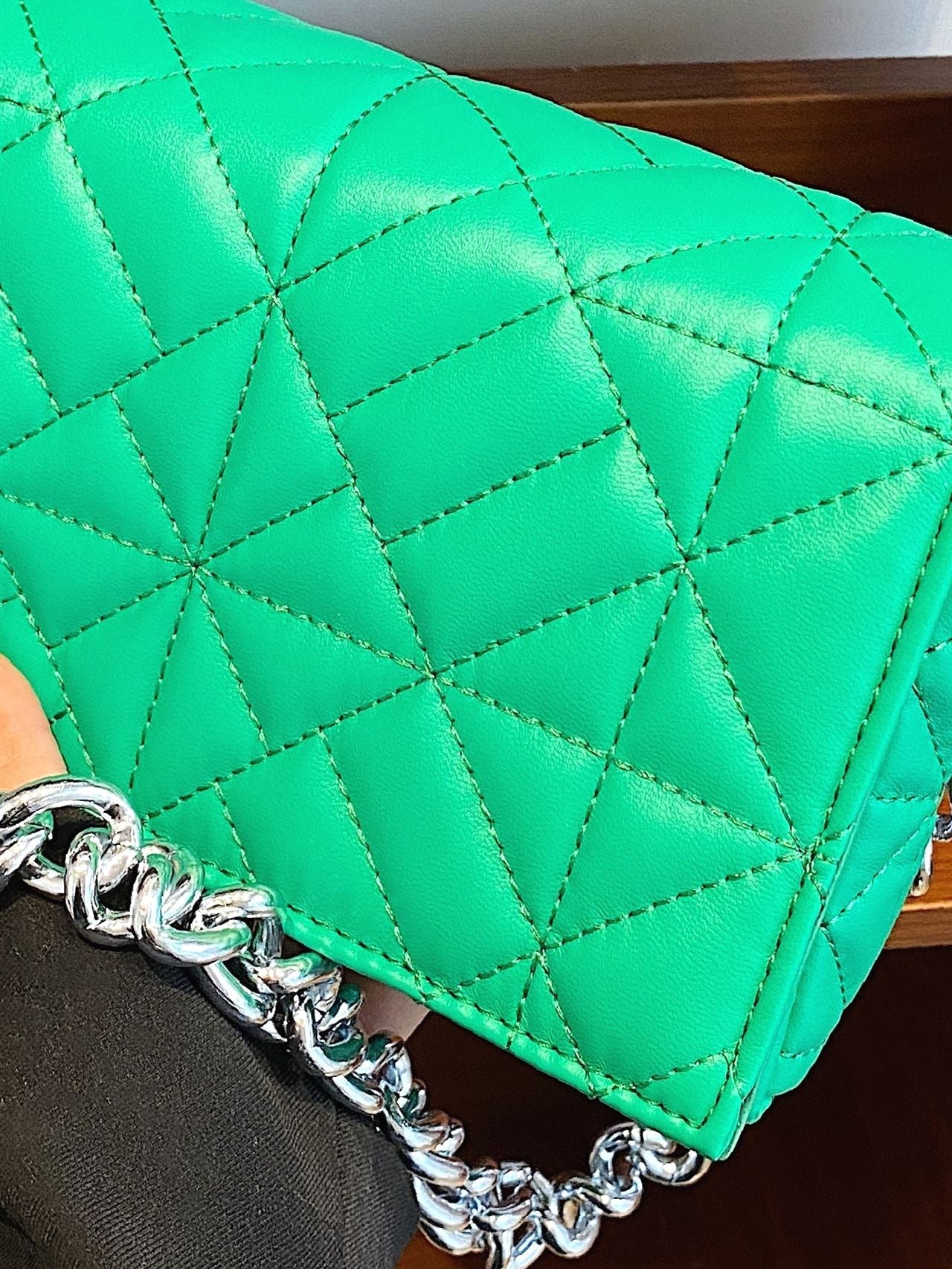 Bag For Love - Minimalist Quilted Flap Square Bag - Women Maxct Bags