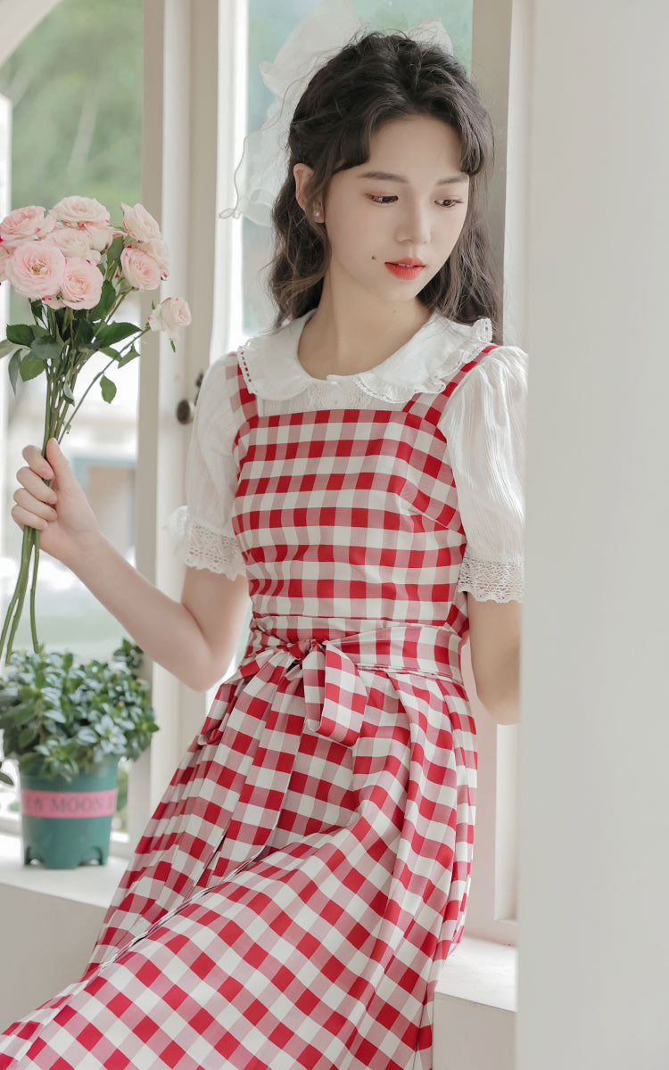Gingham Picnic Cami Dress Maxct