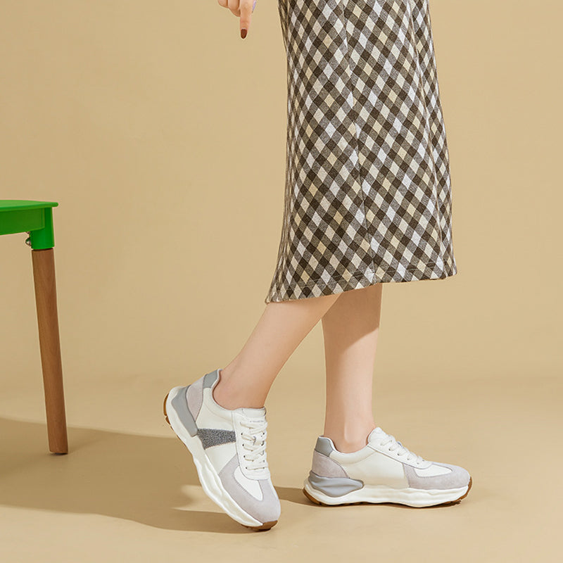 Women's German Army Trainer Sneakers Colour Block With Original Sole Maxct