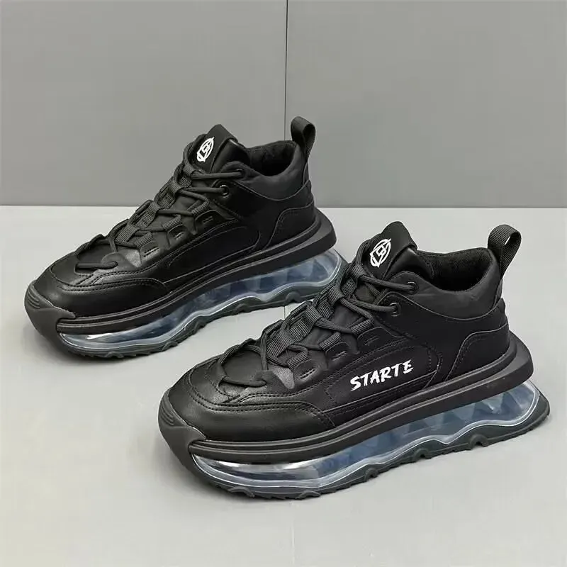Height Increased Air Cushion Platform Sneakers for Men Maxct