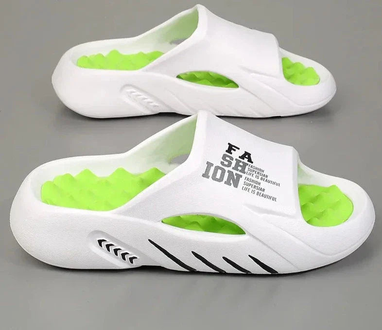 Summer Shoes Indoor Outdoor Soft Sole Slides for Men Maxct