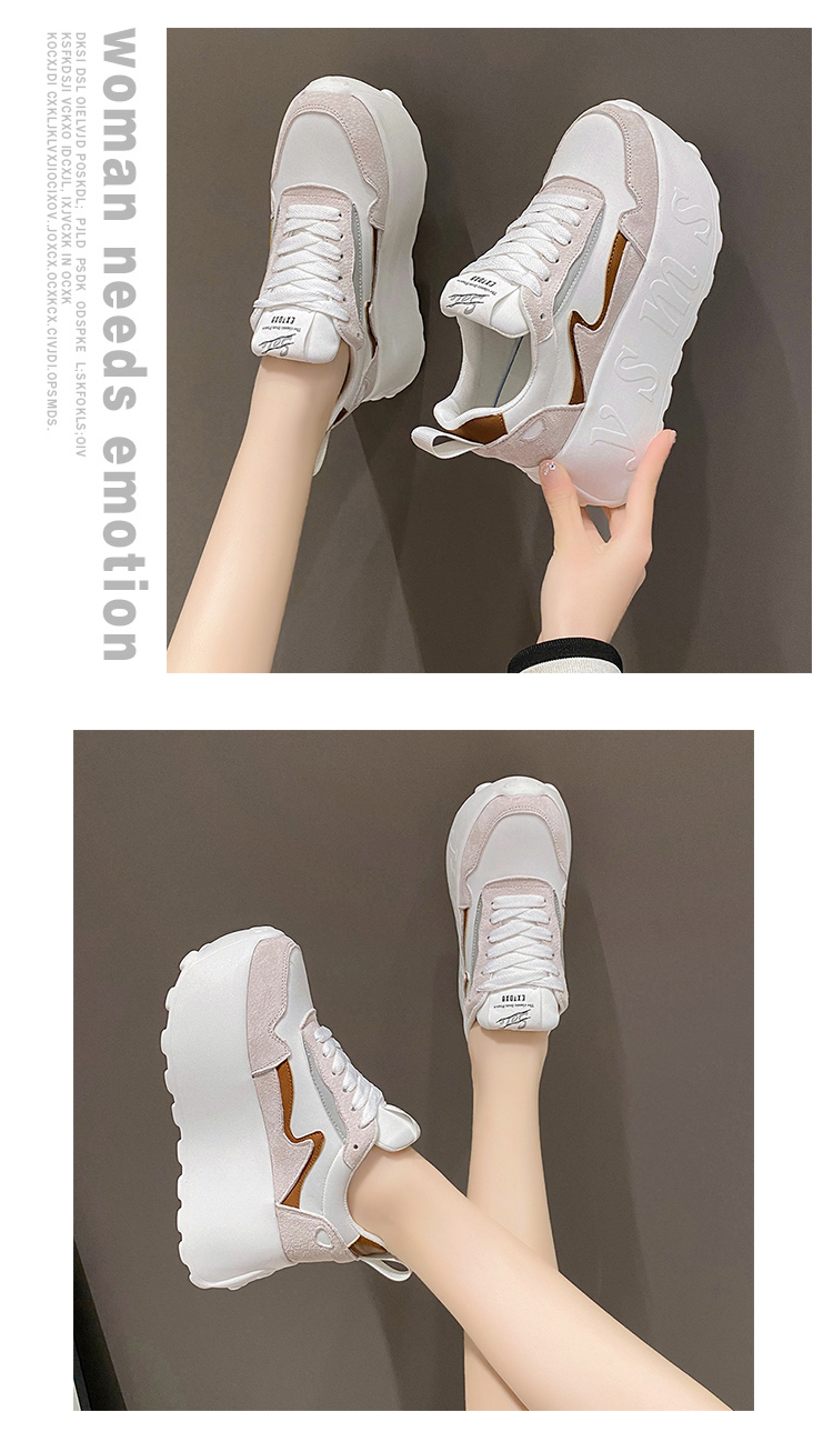 Thick Bottom Platform Sneakers for Women Footwear Trainer