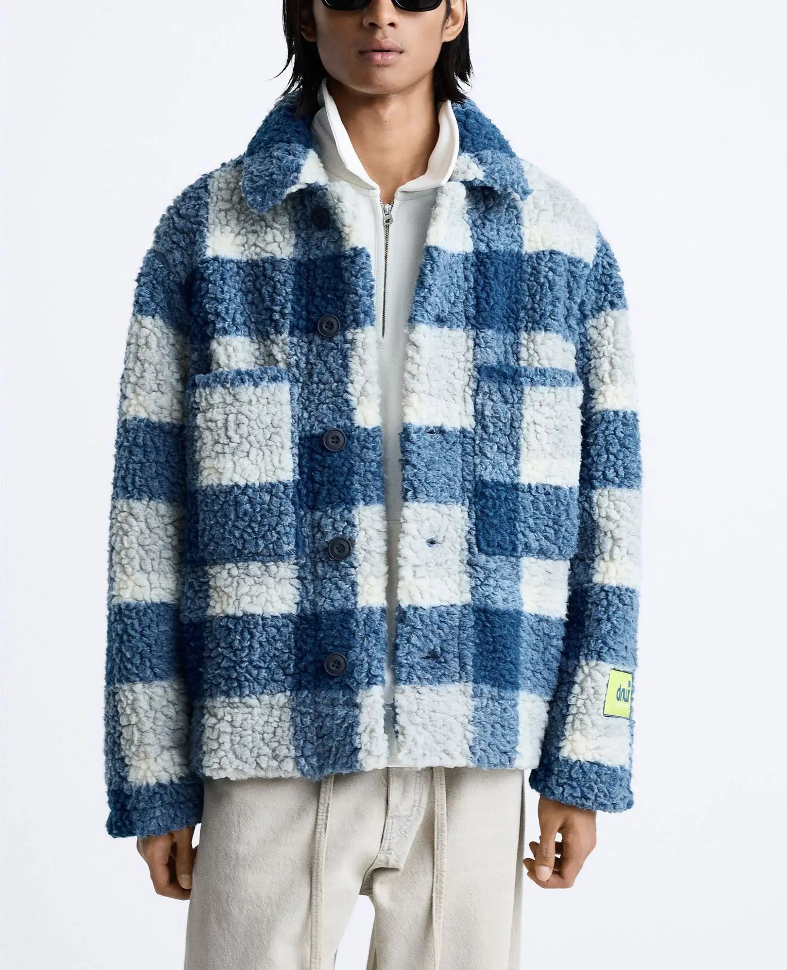 Maxct &NEW DNWR Luxe Blue Plaid Coat