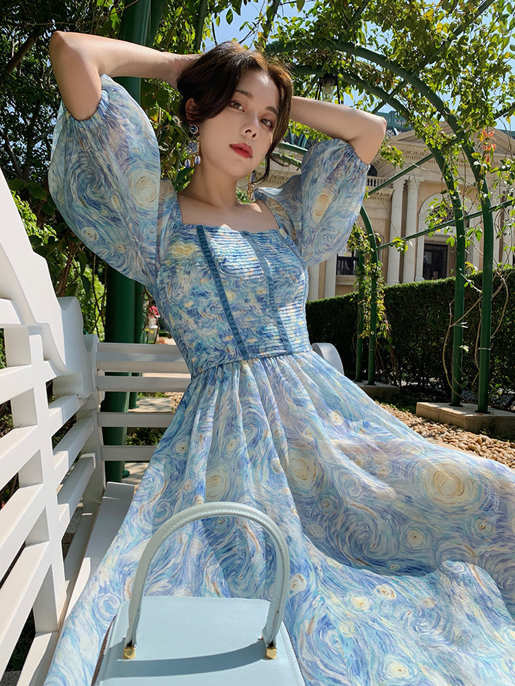 Starry Nights Midi Dress Maxct